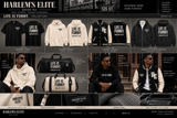 Life Is Earnest — a Harlem's Elite design concept board