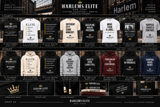 Premium Streetwear — a Harlem's Elite design concept board
