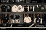 Tailored — a Harlem's Elite design concept board