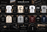 Timeless Essentials — a Harlem's Elite design concept board