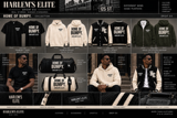 Storefront, Full Length — a Harlem's Elite design concept board